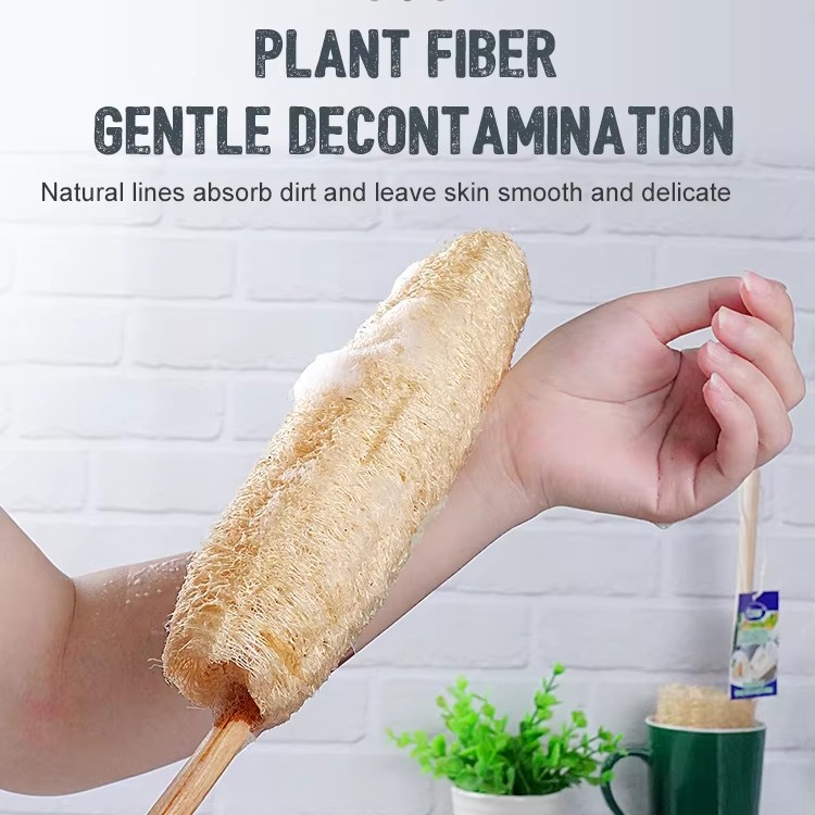 Berus Badan Mandi Span Loofah Tangan Panjang