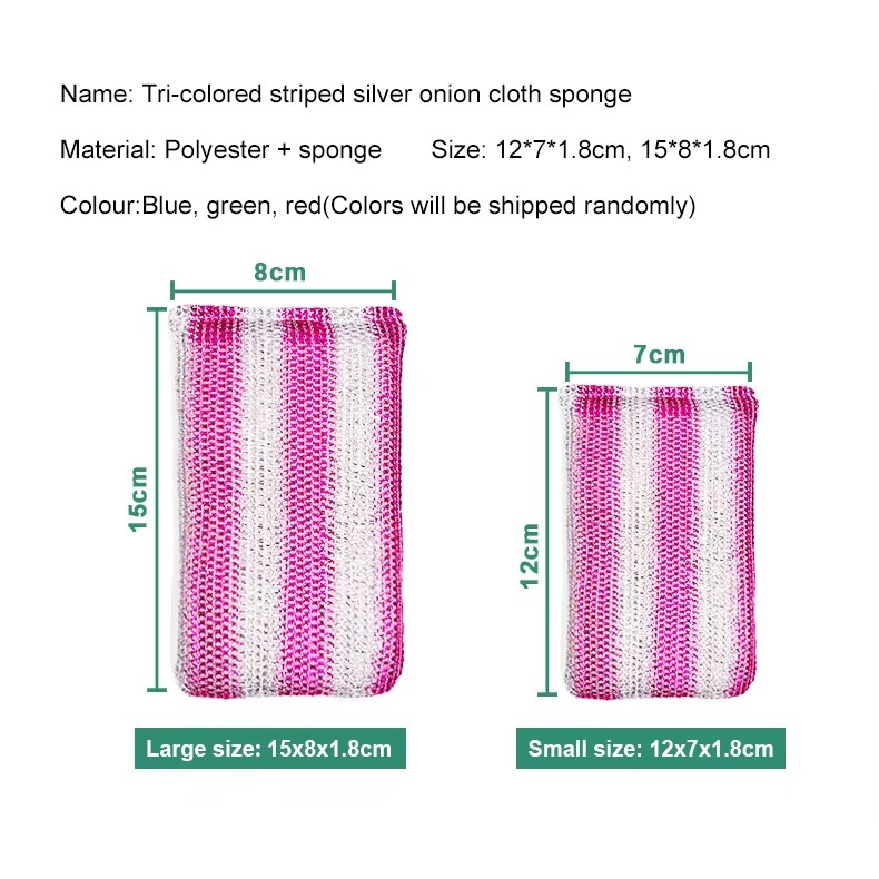 Pad Span Basuh Pinggan Berwarna-warni