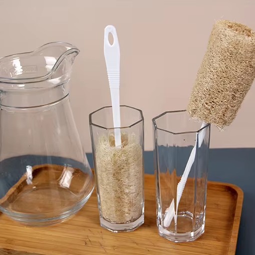Berus Cawan Luffa Sponge Dapur Mandi Mandi