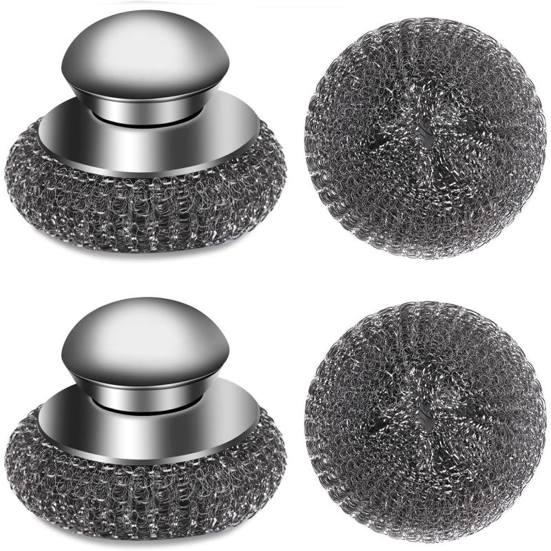 Penggosok Bersalut Zink Galvanize Steel Scrubber