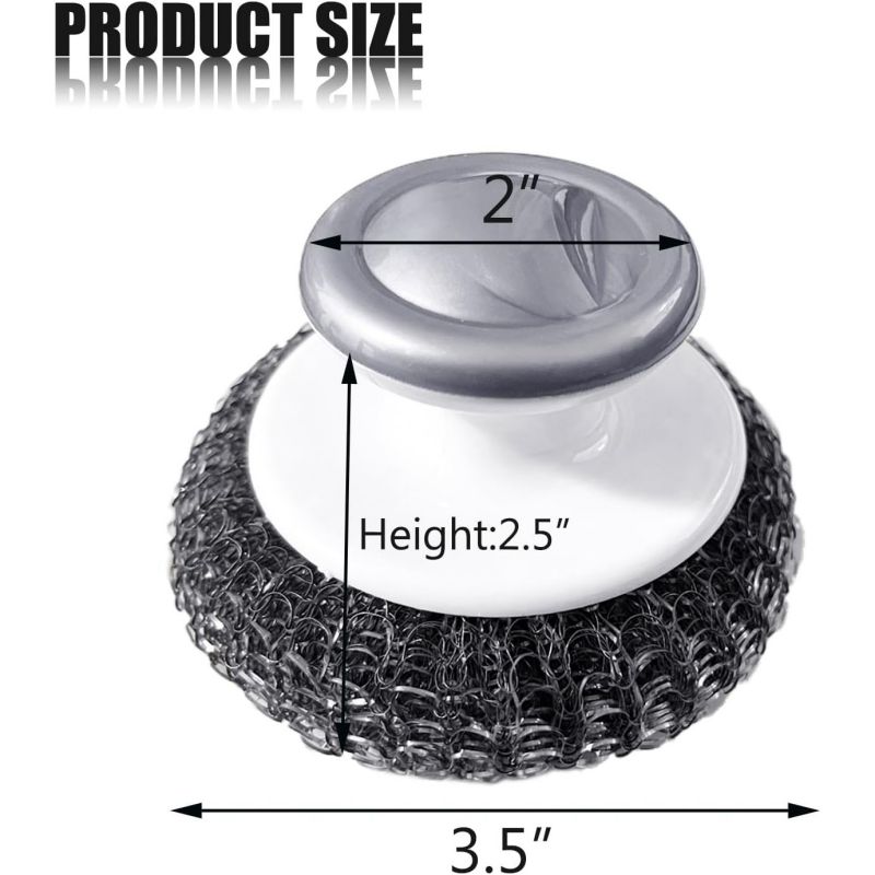 Scalvanized Steel Scrubber untuk Pembersihan Dapur BBQ