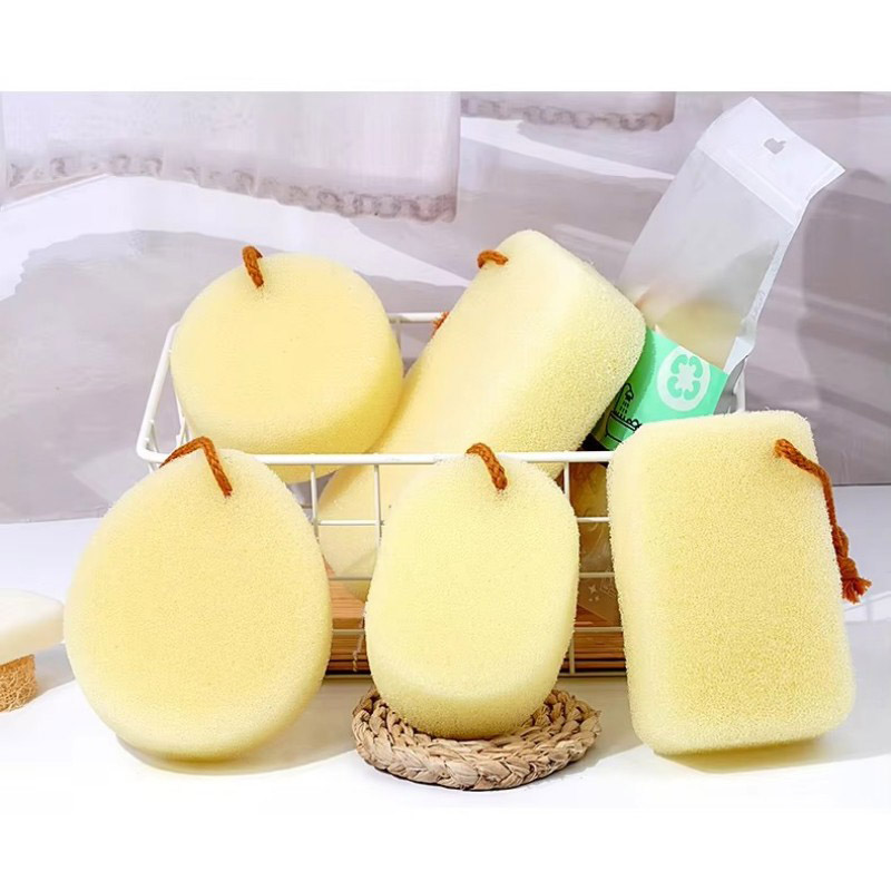 Mandi mandi tuala loofah span yang ditiru