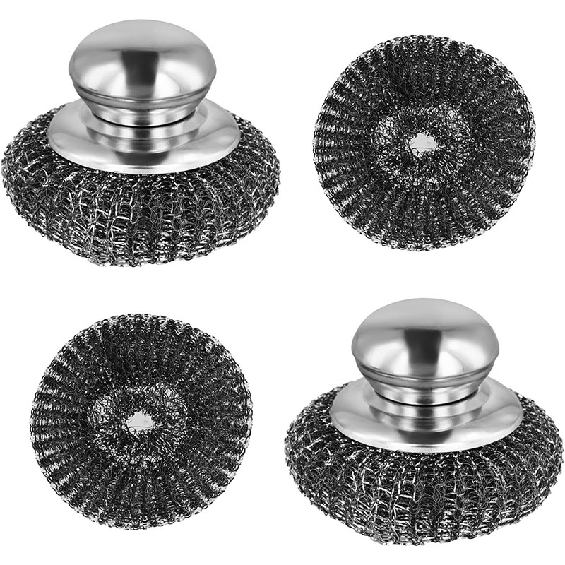Dapur Galvanize Steel Plated Scourer Cleaning Ball