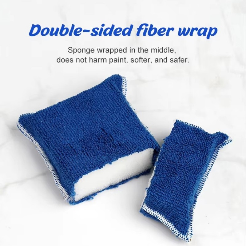 Microfiber Terry Cloth Sponge Block Pencuci Kereta